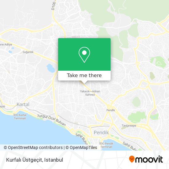 Kurfalı Üstgeçit map