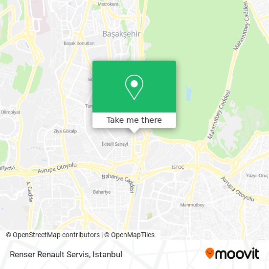 Renser Renault Servis map