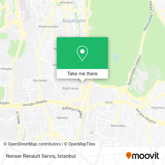 Renser Renault Servis map
