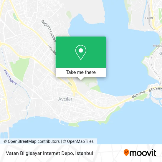 Vatan Bilgisayar Internet Depo map