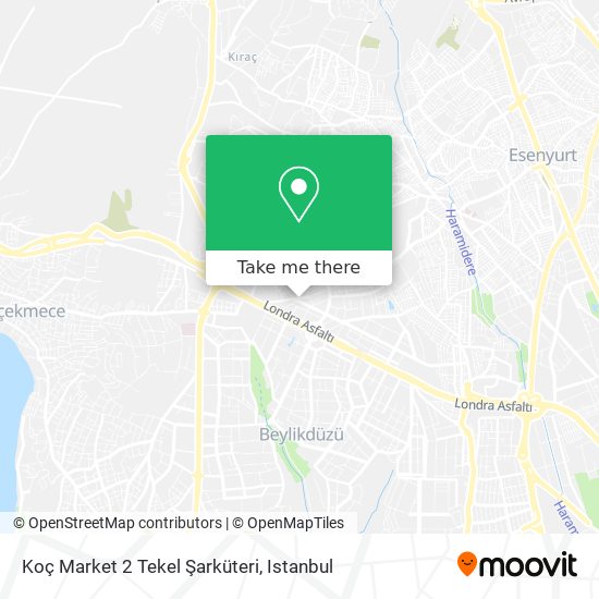 Koç Market 2 Tekel Şarküteri map