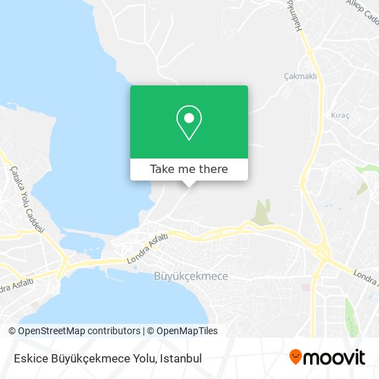 Eskice Büyükçekmece Yolu map