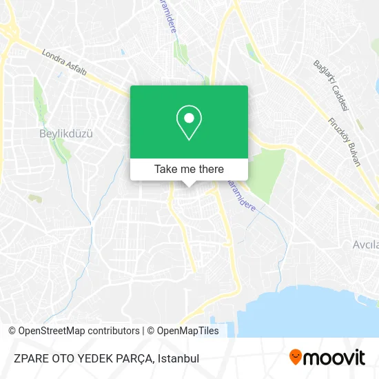 ZPARE OTO YEDEK PARÇA map