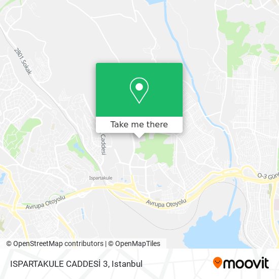 ISPARTAKULE CADDESİ 3 map