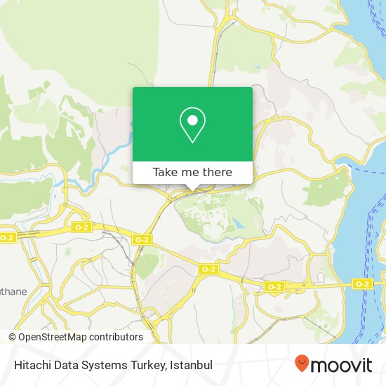 Hitachi Data Systems Turkey map