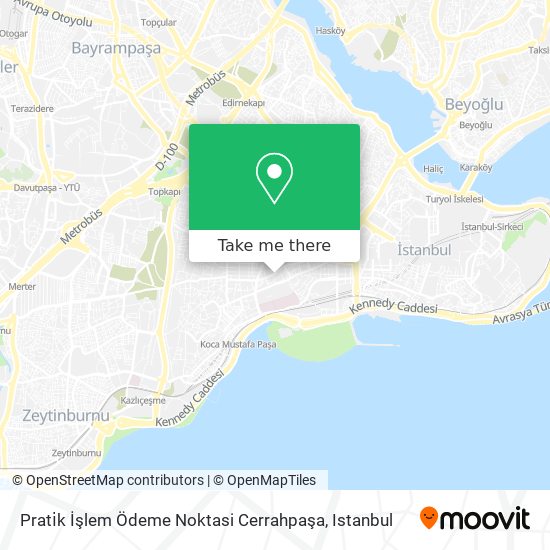 Prati̇k İşlem Ödeme Noktasi Cerrahpaşa map