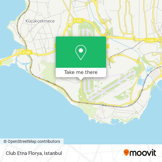 Club Etna Florya map