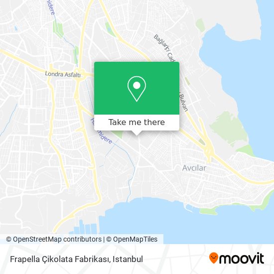 Frapella Çikolata Fabrikası map