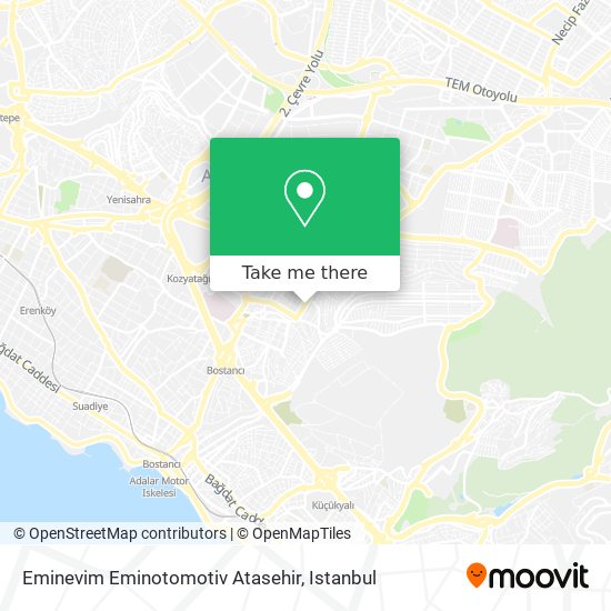 Eminevim Eminotomotiv Atasehir map