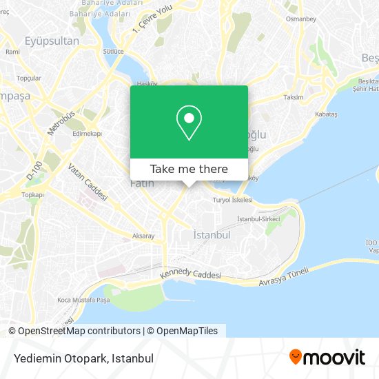 Yediemin Otopark map