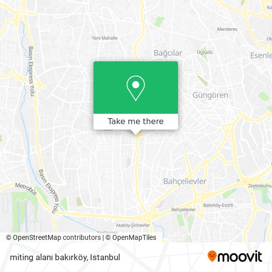 miting alanı bakırköy map