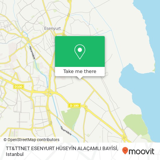 TT&TTNET ESENYURT HÜSEYİN ALAÇAMLI BAYİSİ map