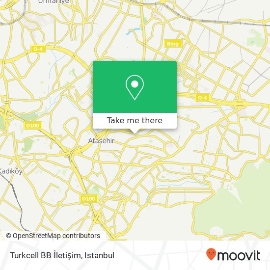 Turkcell BB İletişim map