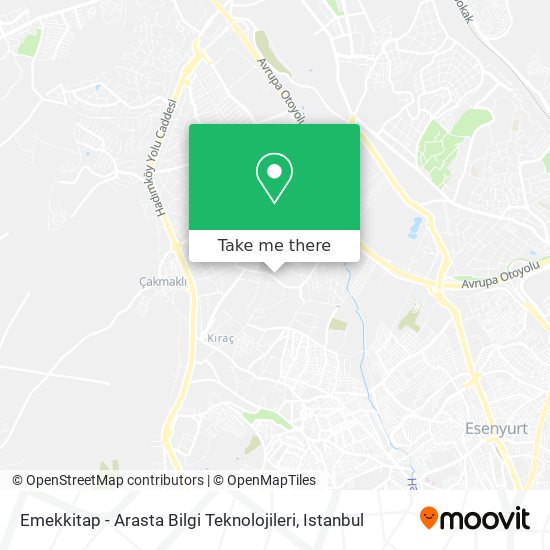 Emekkitap - Arasta Bilgi Teknolojileri map