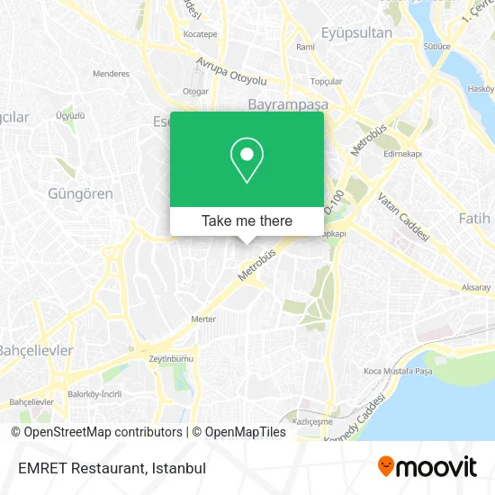 EMRET Restaurant map
