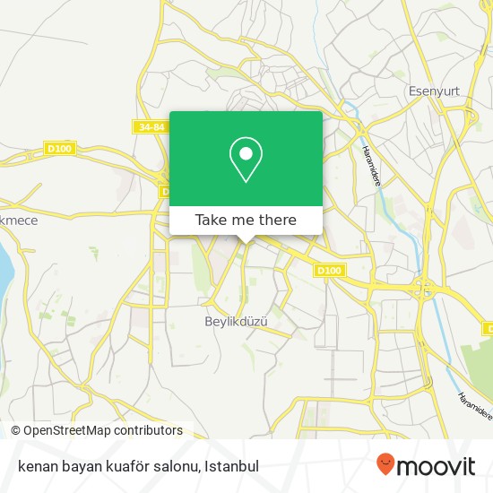 kenan bayan kuaför salonu map