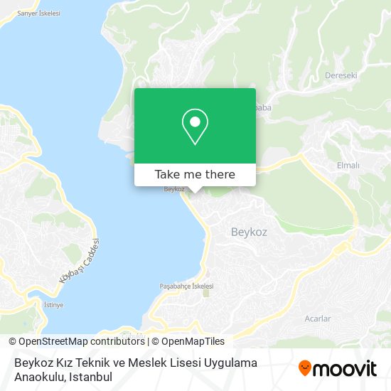 Beykoz Kız Teknik ve Meslek Lisesi Uygulama Anaokulu map