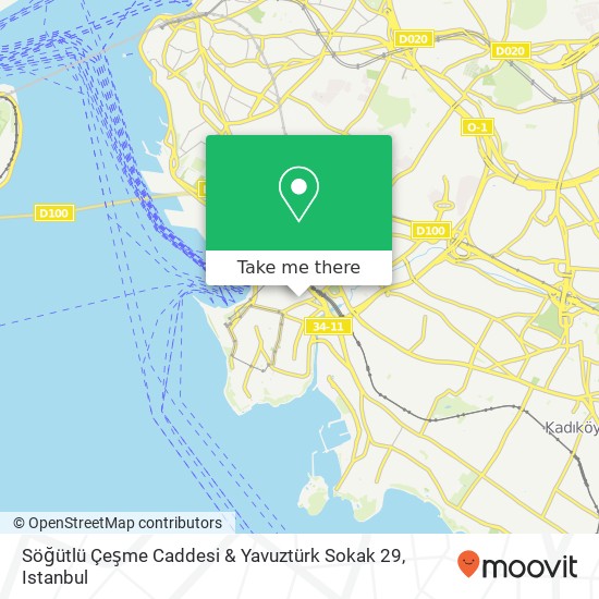 Söğütlü Çeşme Caddesi & Yavuztürk Sokak 29 map