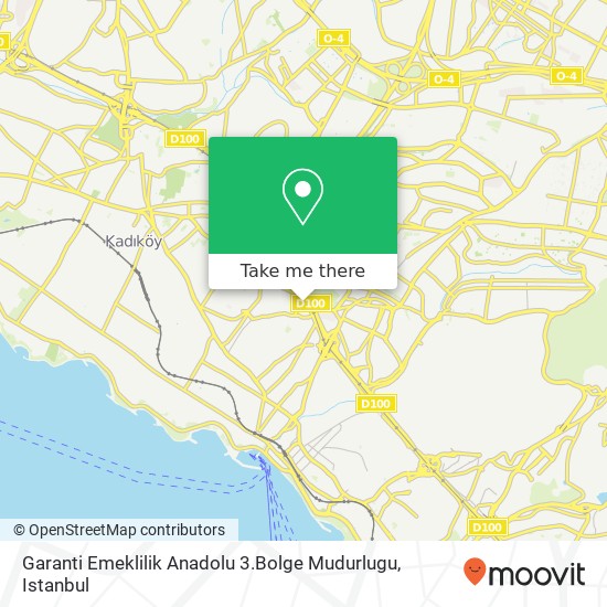 Garanti Emeklilik Anadolu 3.Bolge Mudurlugu map