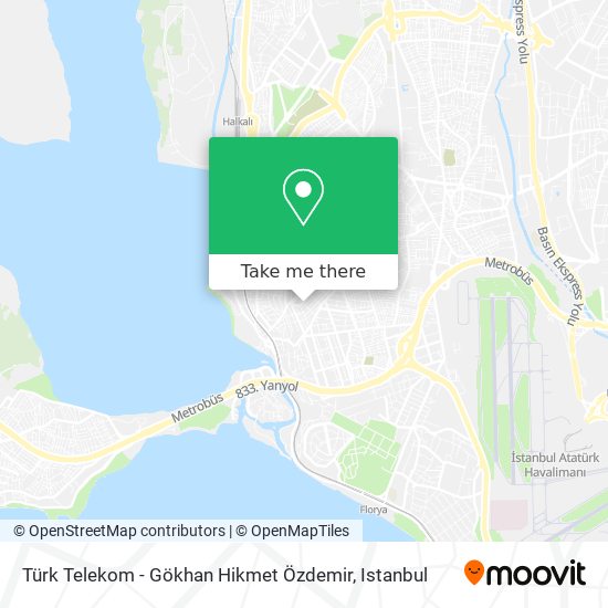 Türk Telekom - Gökhan Hikmet Özdemir map