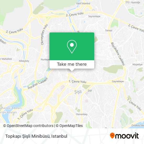 Topkapı Şişli Minibüsü map