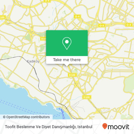 Toofit Beslenme Ve Diyet Danışmanlığı map