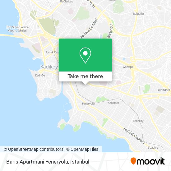 Baris Apartmani Feneryolu map