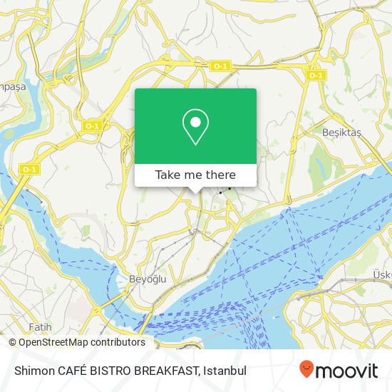 Shimon CAFÉ BISTRO BREAKFAST map