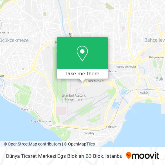 Dünya Ticaret Merkezi Egs Blokları B3 Blok map