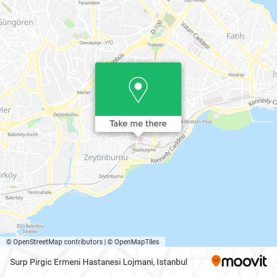 Surp Pirgic Ermeni Hastanesi Lojmani map