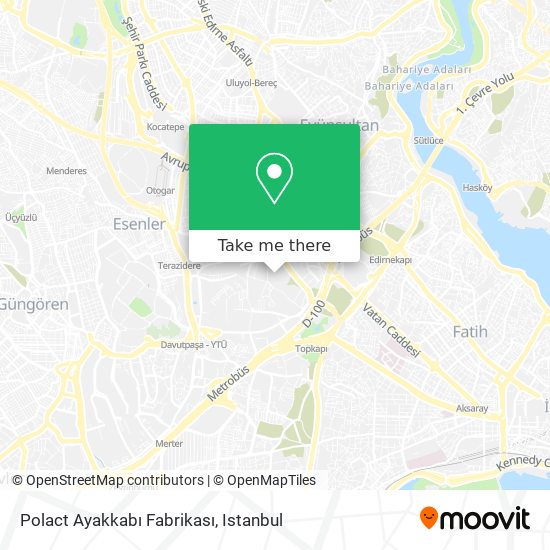 Polact Ayakkabı Fabrikası map