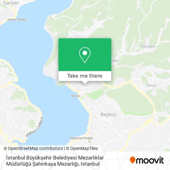 İstanbul Büyükşehir Belediyesi Mezarlıklar Müdürlüğü Şahinkaya Mezarlığı map