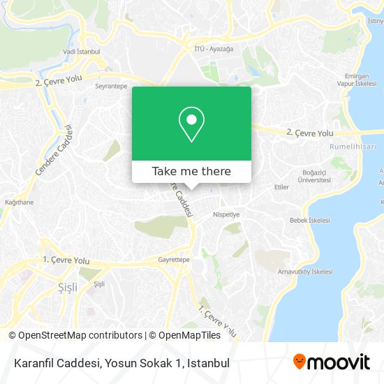 Karanfil Caddesi, Yosun Sokak 1 map