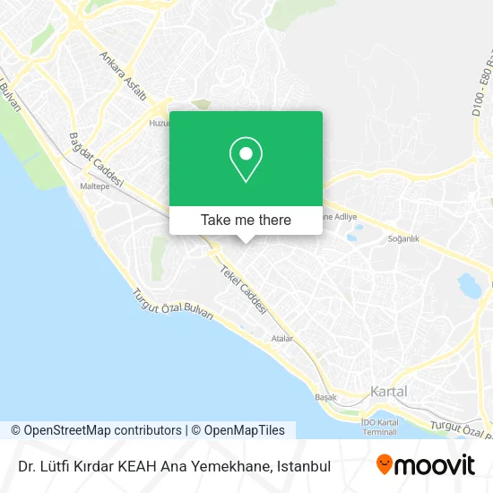 Dr. Lütfi Kırdar KEAH Ana Yemekhane map