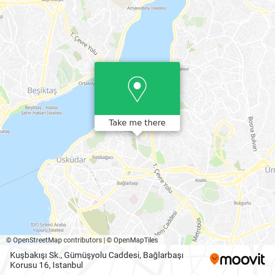 Kuşbakışı Sk., Gümüşyolu Caddesi, Bağlarbaşı Korusu 16 map