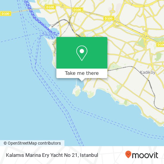 Kalamıs Marina Ery Yacht No 21 map