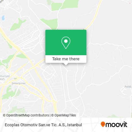 Ecoplas Otomotiv San.ve Tic. A.S. map