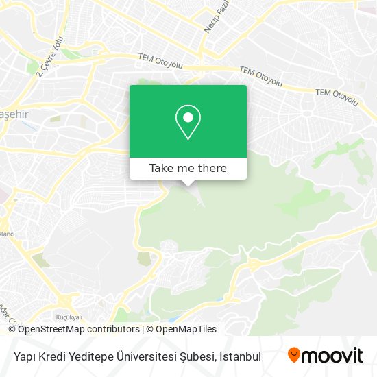 Yapı Kredi Yeditepe Üniversitesi Şubesi map