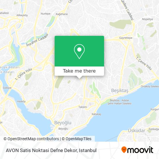 AVON Satis Noktasi Defne Dekor map