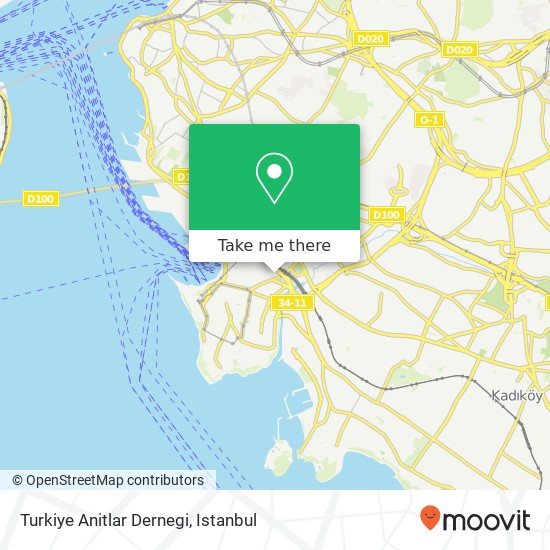 Turkiye Anitlar Dernegi map