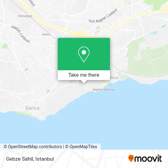 Gebze Sahil map
