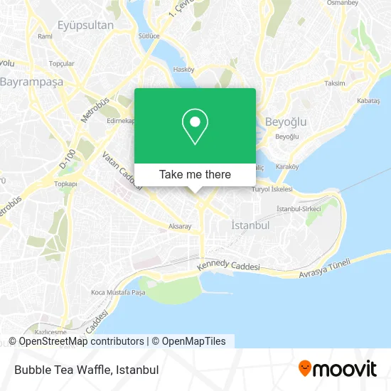 Bubble Tea Waffle map