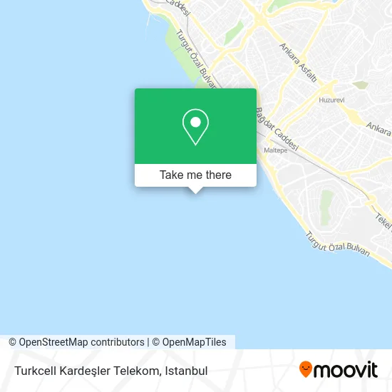 Turkcell Kardeşler Telekom map