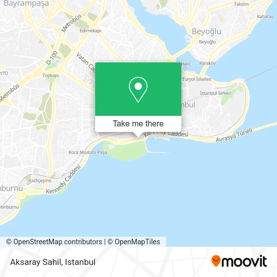 Aksaray Sahil map