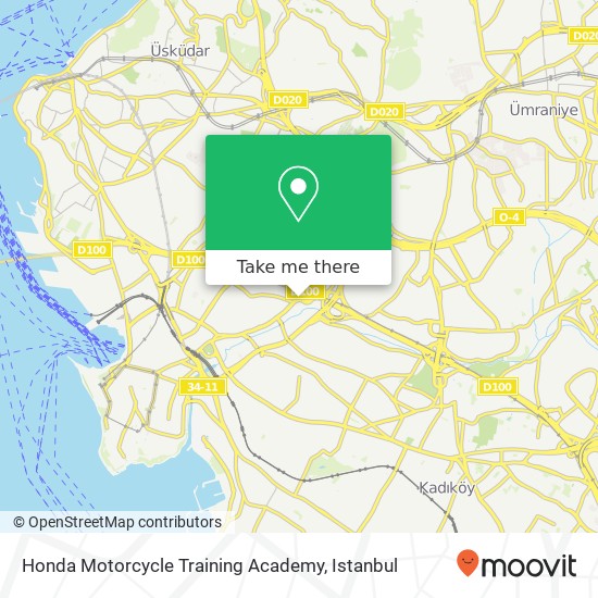 Honda Motorcycle Training Academy map