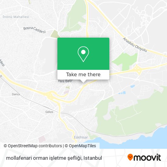 mollafenari orman işletme şefliği map
