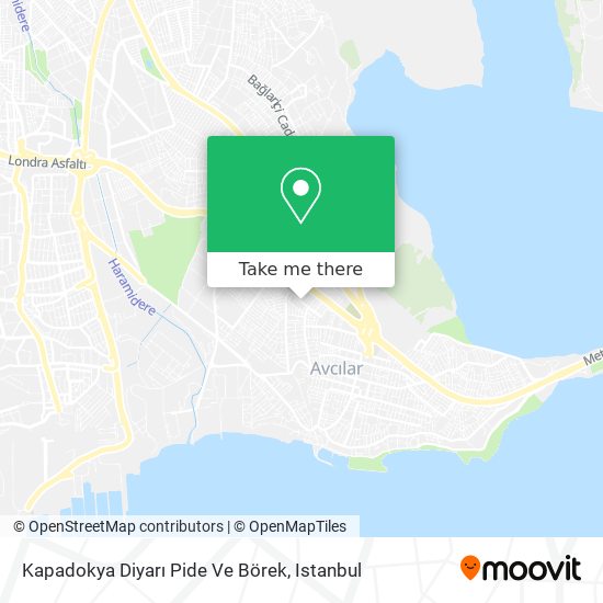 Kapadokya Diyarı Pide Ve Börek map