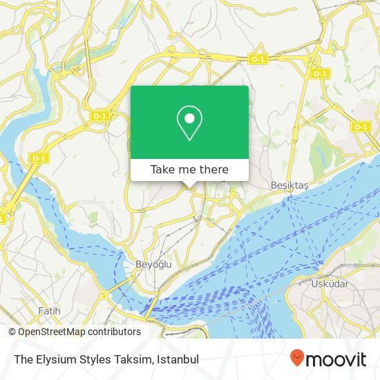The Elysium Styles Taksim map