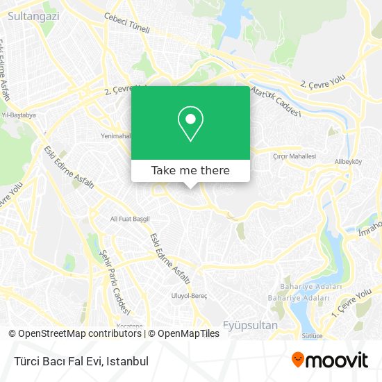 Türci Bacı Fal Evi map
