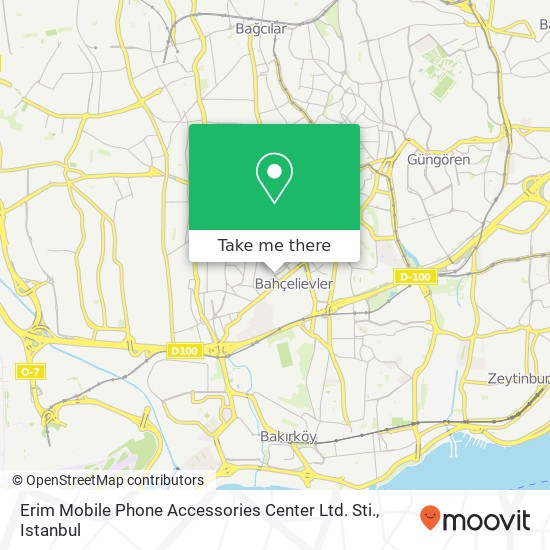 Erim Mobile Phone Accessories Center Ltd. Sti. map